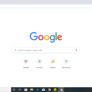 chrome homepage